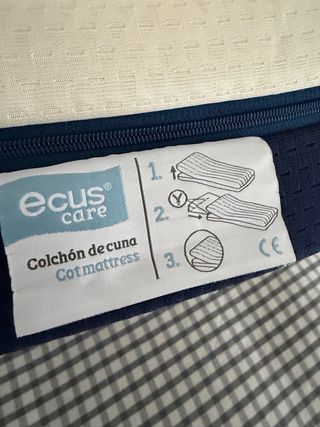 Colchón Cuna Ecus Kids 120x60