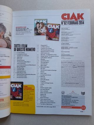 Rivista  Ciak n. 2 Febbraio 2014