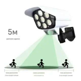 3 Faretti LED Falsi Telecamera di Sicurezza