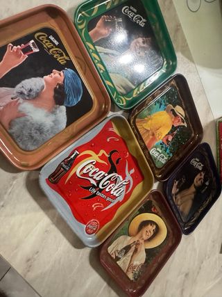 Sottobicchieri Coca-Cola Rossi anni 70/80 mai usat