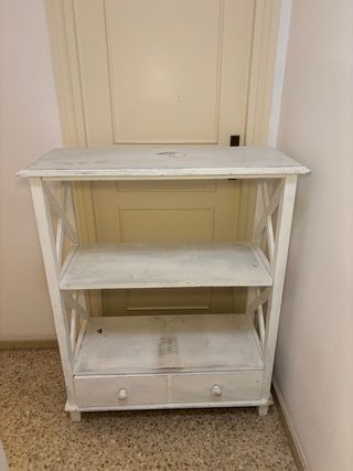 Mueble Ikea,restaurado blanco.
