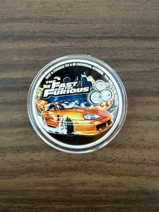 Moneda Plata 1oz Fast & Furious Toyota Supra
