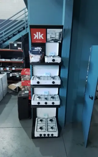 Cocina Portátil Gas Blanca Rebajada