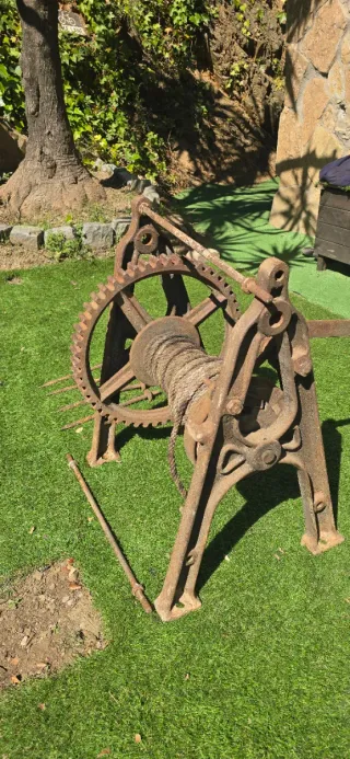 Torno de arrastre vintage