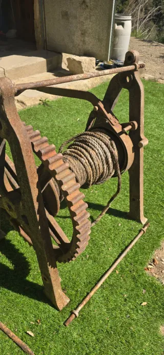 Torno de arrastre vintage