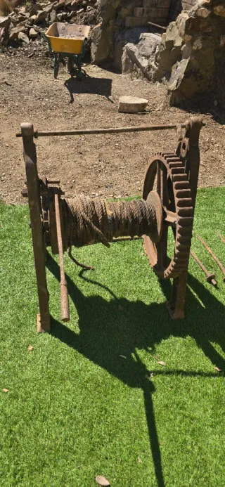 Torno de arrastre vintage