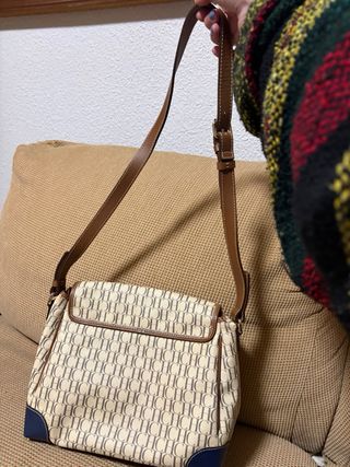 Bolso Carolina Herrera Beige y Marrón