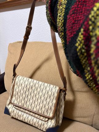 Bolso Carolina Herrera Beige y Marrón