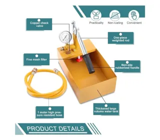 Bomba de Prueba Manual Agua 1/2