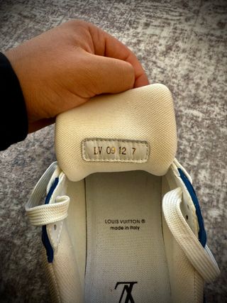 Zapatos Louis Vuitton Azules y Blancos