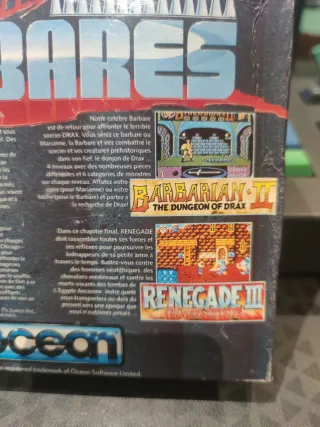 Pack 4 Juegos Amstrad Barbares Ocean