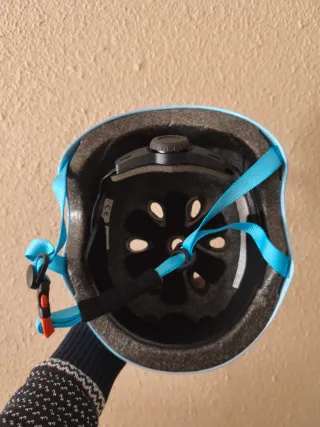 Casco azul lucky-m + protecciones