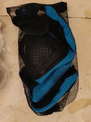 Casco azul lucky-m + protecciones