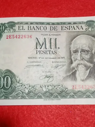 Billete 1000 Pesetas Banco de España