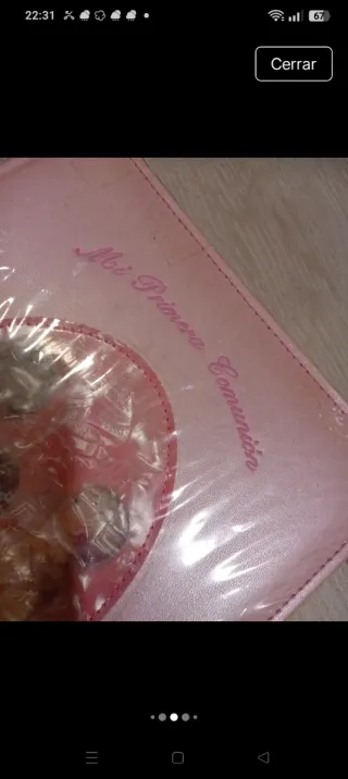 Álbum Primera Comunión Rosa