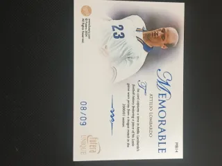 ATTILIO LOMBARDO - FUTERA UNIQUE NUMERADA 8/9