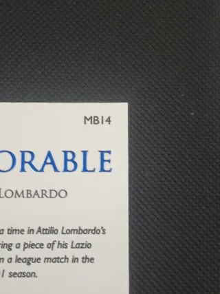 ATTILIO LOMBARDO - FUTERA UNIQUE NUMERADA 8/9