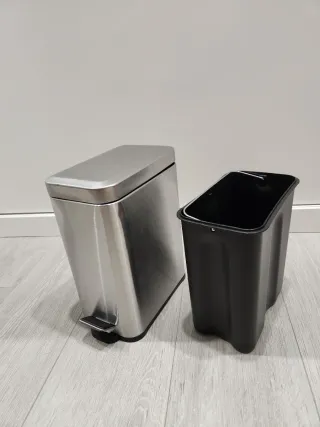Cubo basura pedal 5L metal