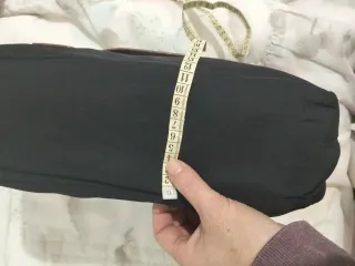 Mala de ombro preta e castanha