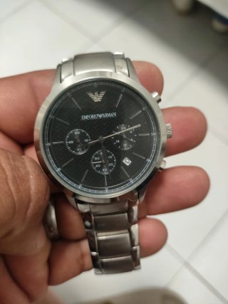 Reloj Emporio Armani AR-2434 Negro/Plata