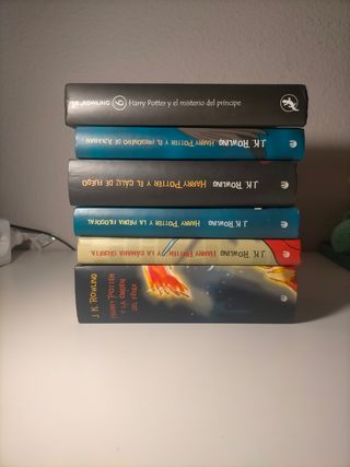 6 libros de Harry Potter
