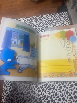 Dos Libros Mi Primer Año Bebé Azul y Rosa
