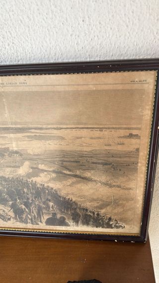 Antiguo grabado The Illustrated London News