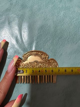 Juego de peinetas fallera niña oro