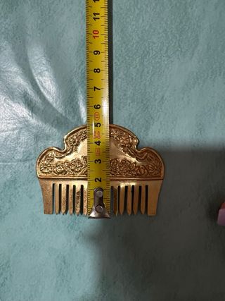 Juego de peinetas fallera niña oro