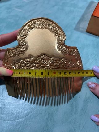 Juego de peinetas fallera niña oro