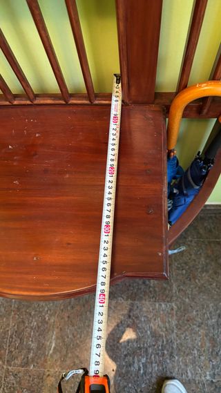 Cómoda recibidor madera y espejo