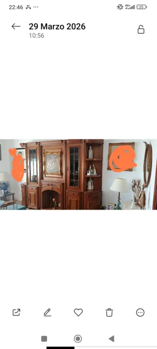 Mueble de salón de madera