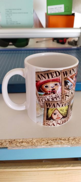 Taza One Piece Wanted
