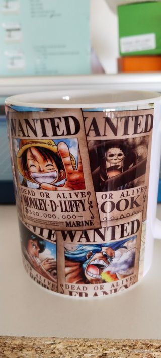 Taza One Piece Wanted