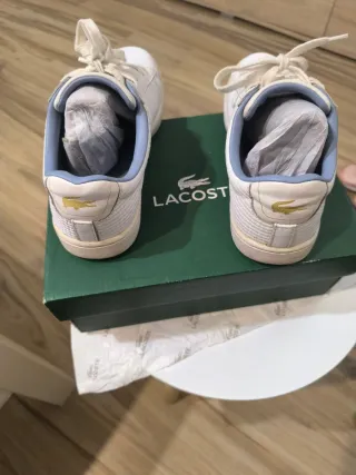 Lacoste Mujer Talla 36 Blancas 100% piel