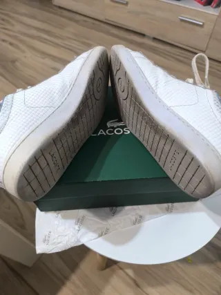 Lacoste Mujer Talla 36 Blancas 100% piel