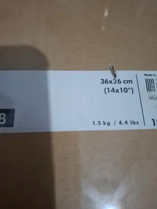 Estante de cristal IKEA BILLY 701.100.38