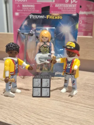 Playmobil raperos y guitarrista
