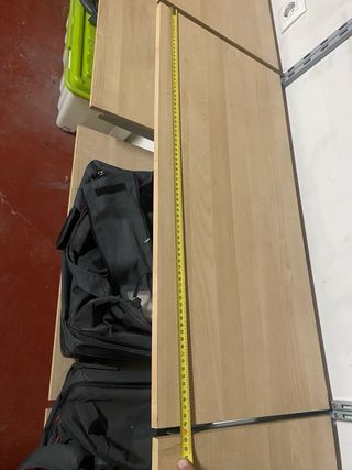 Estantería modular baldas madera y metal