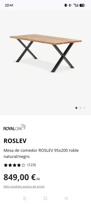 Mesa de comedor a estrenar