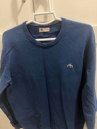 Jersey BG-LOOS manga larga azul