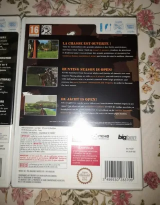 PRECINTADOS. Juegos Wii Remington Bird, Deer Drive