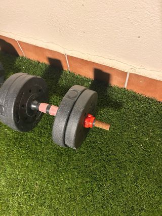 2 Mancuernas Ajustables 20kg