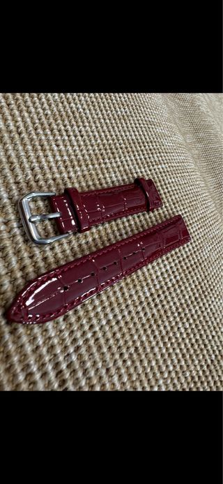 Correa de piel para reloj 18mm