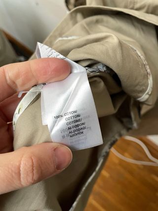 GABARDINA BEIGE! TRENCH LARGO M VINTAGE