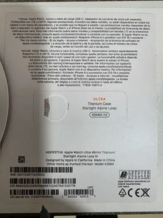 Apple Watch Ultra 1 con 5 Correas