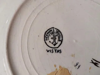 Plato La Cartuja Diseño Escena Antigua