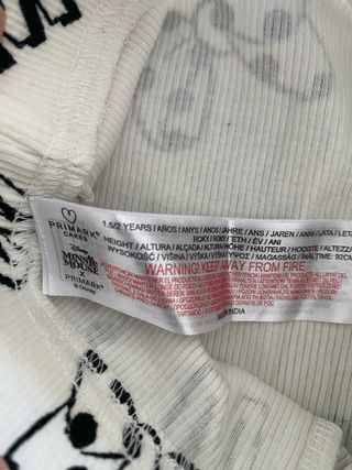 Completo Minnie Mickey Primark