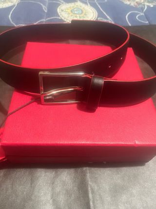 Cinturón CH Carolina Herrera Negro/Rojo