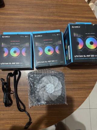 Pack 6 Lian Li SL Infinity Fans (Normal y Reverse)